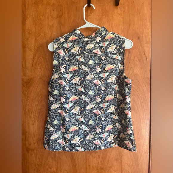 Moth Pattern Blouse - Picture 3 of 5